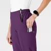 Pantaloni uniforma medicala, Wink W123, 5155, Pentru: Femei, Culoare: Eggplant, Marime: 2XS, , 5 image