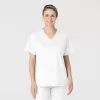 Bluza uniforma medicala, WonderWork 101, Culoare: White, Marime: 2XS, 
