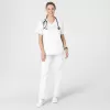 Bluza uniforma medicala, WonderWork 101, Culoare: White, Marime: 2XS, , 3 image