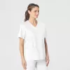 Bluza uniforma medicala, WonderWork 101, Culoare: White, Marime: 2XS, , 4 image