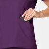 Bluza uniforma medicala, Wink PRO, 6319, Culoare: Eggplant, Marime: XS, , 6 image
