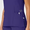 Bluza uniforma medicala, Wink W123, 6455, Culoare: Grape, Marime: S, , 5 image