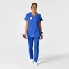 Pantaloni uniforma medicala, Wink Renew, 5159, Culoare: Royal Blue, Marime: XS, , 2 image