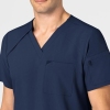 Bluza uniforma medicala, Wink Renew, 6034, Culoare: Navy, Marime: S, , 4 image