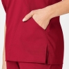 Bluza uniforma medicala, WinkWork, 102-REDT, Culoare: Red, Marime: 2XS, , 6 image