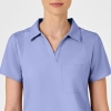 Bluza uniforma medicala cu guler, W123, 6955, Culoare: Ceil, Marime: 2XS, , 4 image