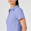 Bluza uniforma medicala cu guler, W123, 6955, Culoare: Ceil, Marime: 2XS, , 6 image
