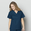 Bluza uniforma medicala, unisex, Wink Work, 100, Culoare: Caribbean Blue, Marime: XL, 