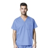 Bluza uniforma medicala, unisex, Wink Work, 100, Culoare: Ceil, Marime: L, , 2 image