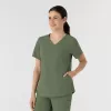 Bluza uniforma medicala, Wink Renew, 6254, Culoare: Olive, Marime: XS, , 3 image