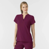 Bluza uniforma medicala, Wink Renew, 6734, Culoare: Wine, Marime: XS, , 3 image