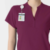 Bluza uniforma medicala, Wink Renew, 6734, Culoare: Wine, Marime: XS, , 6 image