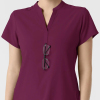 Bluza uniforma medicala, Wink Renew, 6734, Culoare: Wine, Marime: XS, , 7 image