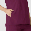 Bluza uniforma medicala, Wink Renew, 6734, Culoare: Wine, Marime: XS, , 10 image