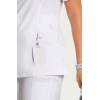 Bluza uniforma medicala, Infinity, CK2625, Culoare: White, Marime: XS, , 5 image