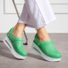 Saboti medicali dama din piele naturala, Classic Green, Marimi: 36, , 4 image