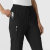 Pantalon uniforma medicala, Wink Renew, 5934, Culoare: Black, Marime: XS, , 3 image