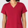 Bluza uniforma medicala dama, Wink W123, 6145, Culoare: Red, Marime: M, , 5 image