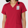 Bluza uniforma medicala dama, Wink W123, 6145, Culoare: Red, Marime: M, , 7 image