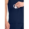 Bluza uniforma medicala, Infinity, CKE900A, Culoare: Navy, Marime: S, , 5 image