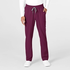 Pantaloni uniforma medicala, Wink Renew, 5434, Culoare: Wine, Marime: S, 