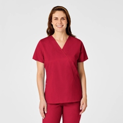 Bluza uniforma medicala, WinkWork, 102-REDT, Culoare: Red, Marime: 2XS, 