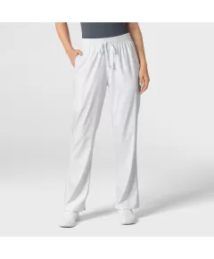 Pantaloni uniforma medicala, Wink Boundless, 5251, Culoare: White, Marime: XS, 