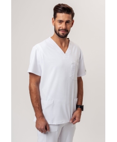 Bluza uniforma medicala, barbati, Dickies EDS Essentials, DKE645, Pentru: Barbati, Culoare: White, Marime: M, 