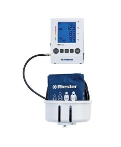 Tensiometru electronic Riester RBP-100, cu 2 mansete, (M si L), ecran LCD de 4, 210 memorii, fixare pe perete, 1742, 