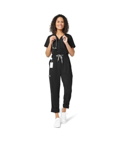Salopeta medicala, Wink, 3134, Culoare: Black, Marime: XL, 