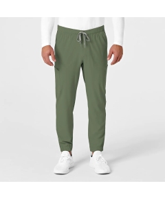 Pantaloni uniforma medicala, Wink Renew, 5034, Culoare: Olive, Marime: XS, 