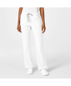 Pantaloni uniforma medicala, Wink PRO, 5319, Culoare: White, Marime: M, 