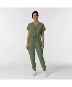 Salopeta medicala, dama, Wink Renew, 3234, Culoare: Olive, Marime: XS, 