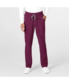 Pantaloni uniforma medicala, Wink Renew, 5434, Culoare: Wine, Marime: S, 