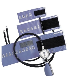 Tensiometru pediatric babyphon, Riester, aluminiu, 3 mansete 1440, 