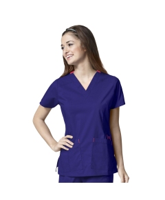 Bluza uniforma medicala, Wink FLEX, 6108, Culoare: Grape, Marime: XS, 