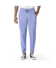 Pantaloni uniforma medicala, W123, 5655, Culoare: Ceil, Marime: M lung, 