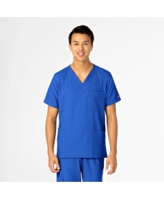 Bluza uniforma medicala, unisex, W123, 6855, Culoare: Royal Blue, Marime: L, 