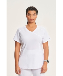 Bluza uniforma medicala, Infinity, CK2625, Culoare: White, Marime: XS, 