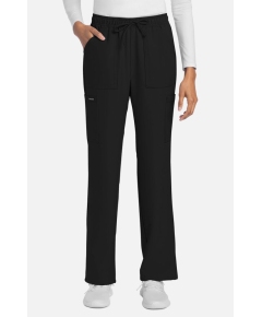 Pantaloni uniforma medicala dama, Cherokee, CK272A, Culoare: Black, Marime: XS, 