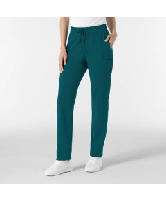 Pantaloni uniforma medicala, Wink Renew, 5254, Culoare: Caribbean Blue, Marime: L, 
