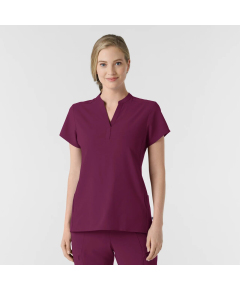 Bluza uniforma medicala, Wink Renew, 6734, Culoare: Wine, Marime: XS, 