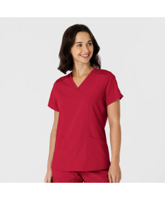 Bluza uniforma medicala dama, Wink W123, 6145, Culoare: Red, Marime: M, 