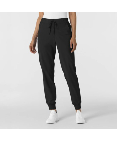 Pantalon uniforma medicala, Wink Renew, 5934, Culoare: Black, Marime: XS, 