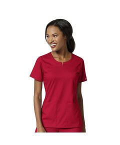 Bluza uniforma medicala, WonderWink PRO, 6419-REDT, Culoare: Rosu, Marime: 4XL, 