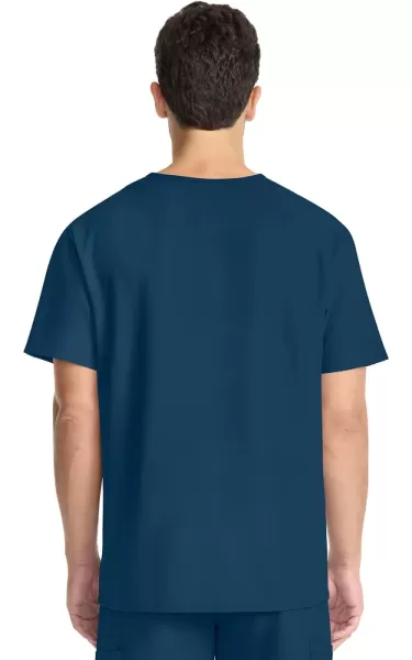 Bluza uniforma medicala, unisex, Cherokee  CK14, Culoare: Caribbean Blue, Marime: XS, , 2 image