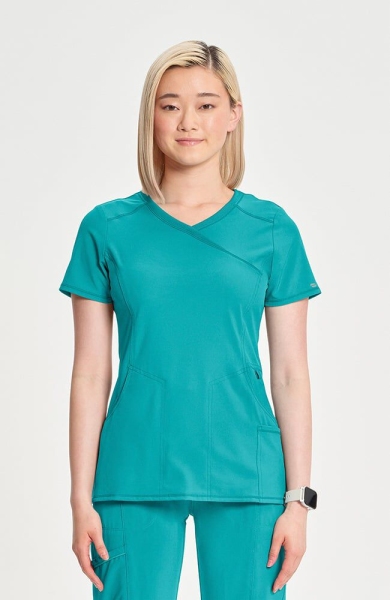 Bluza uniforma medicala, dama, Infinity, CKE2526, Culoare: Teal, Marime: XS, Pentru: Femei, 