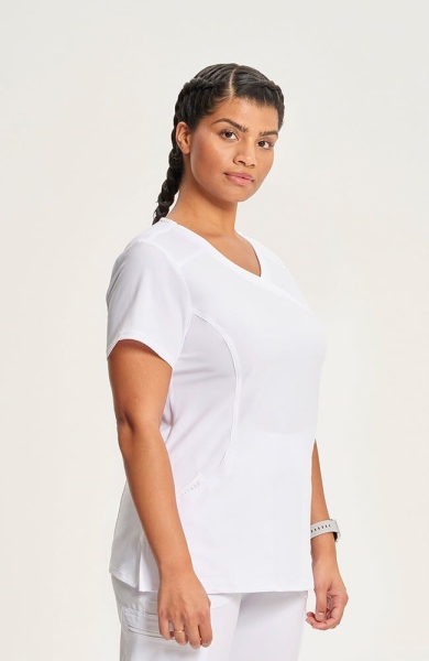 Bluza uniforma medicala, dama, Infinity, CKE2526, Culoare: White, Marime: XS, Pentru: Femei, , 3 image