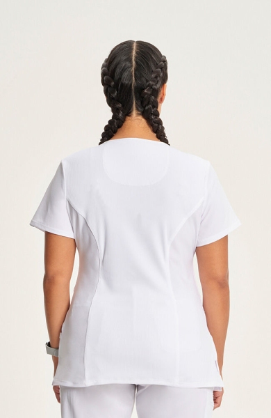 Bluza uniforma medicala, dama, Infinity, CKE2526, Culoare: White, Marime: XS, Pentru: Femei, , 5 image