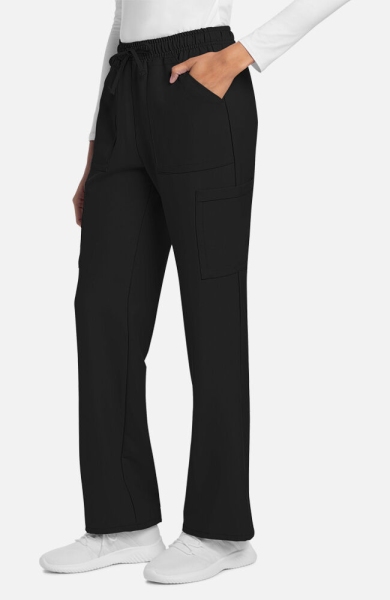 Pantaloni uniforma medicala dama, Cherokee, CK272A, Culoare: Black, Marime: XS, , 3 image